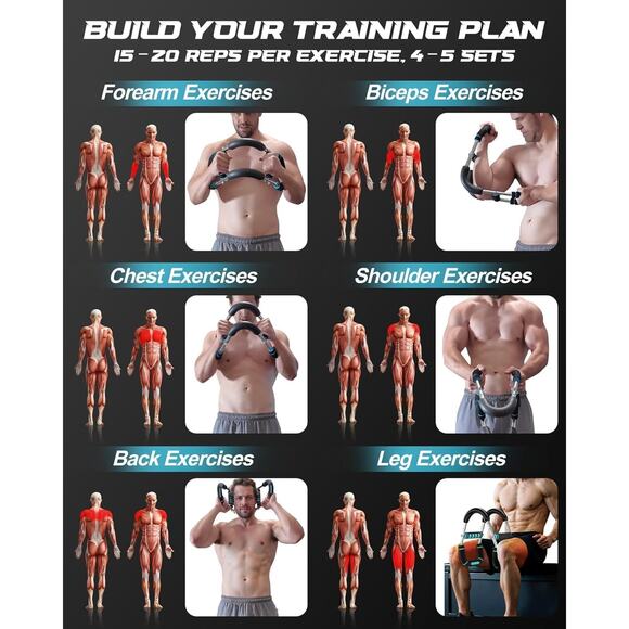 2025 Pro Twister Arm Trainer, Adjustable Power Twister Bar, Chest Shoulder Arm W - Picture 2 of 5